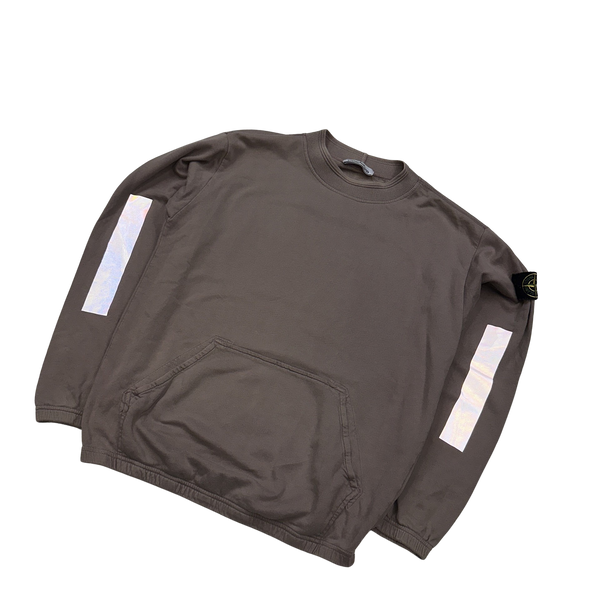 Stone Island 2016 Dusty Pink Reflective Sweatshirt Small Mat s Island