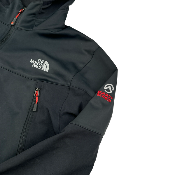 North Face Black Summit Series Soft Shell Jacket - Medium