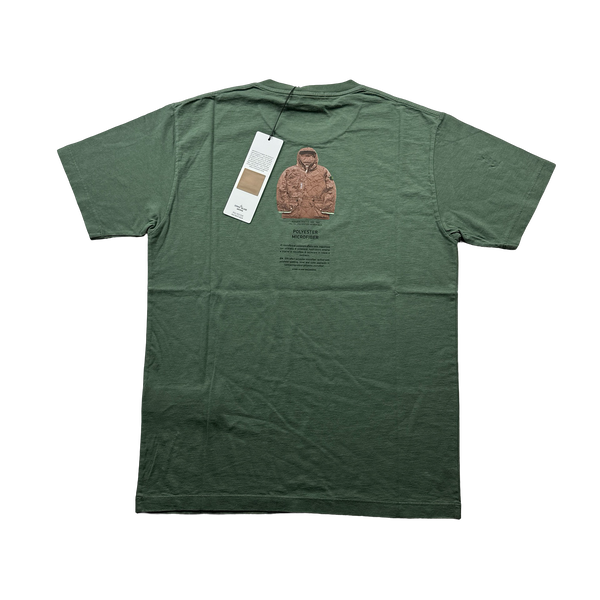 Stone Island 2021 Polyester Microfiber Archivo Short Sleeve T Shirt - Large