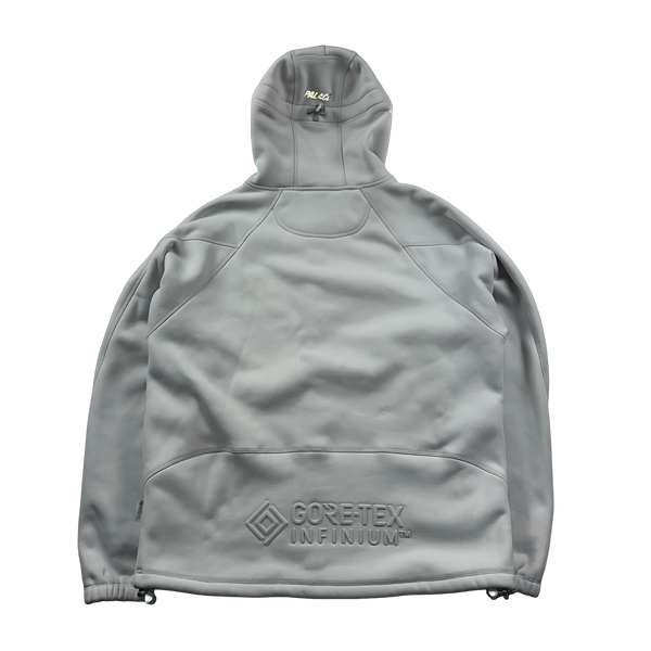 Palace Grey Goretex Infinium Thermal Fleece Cap Jacket - Large