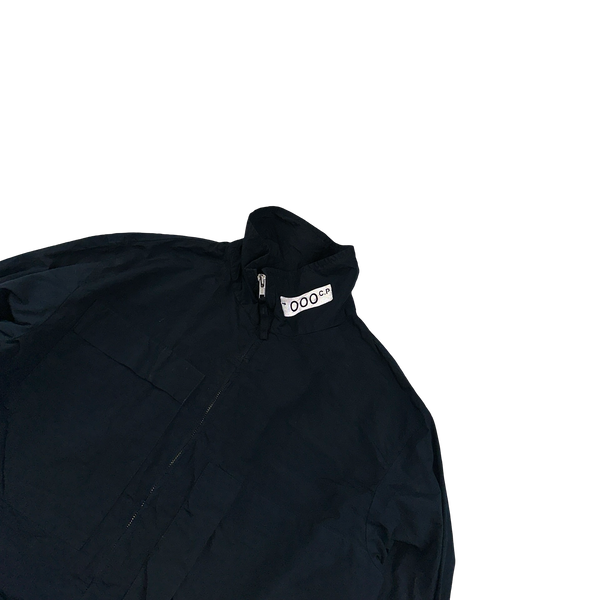 CP Company Rare Navy Nylon 000CP Spellout Bomber Jacket - Small