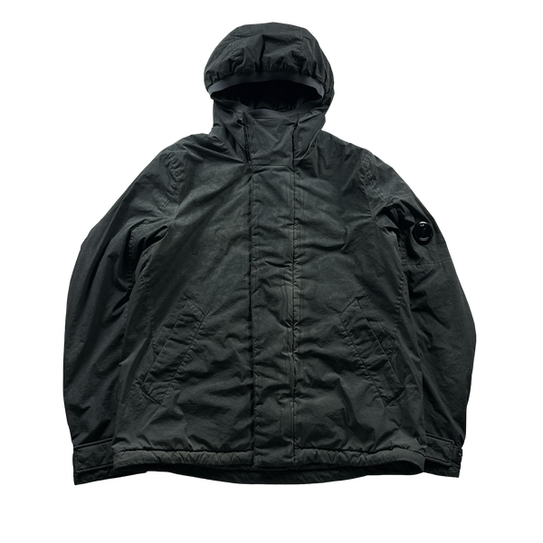 CP Company Grey Nycra Lens Viewer Hooded Jacket - XL