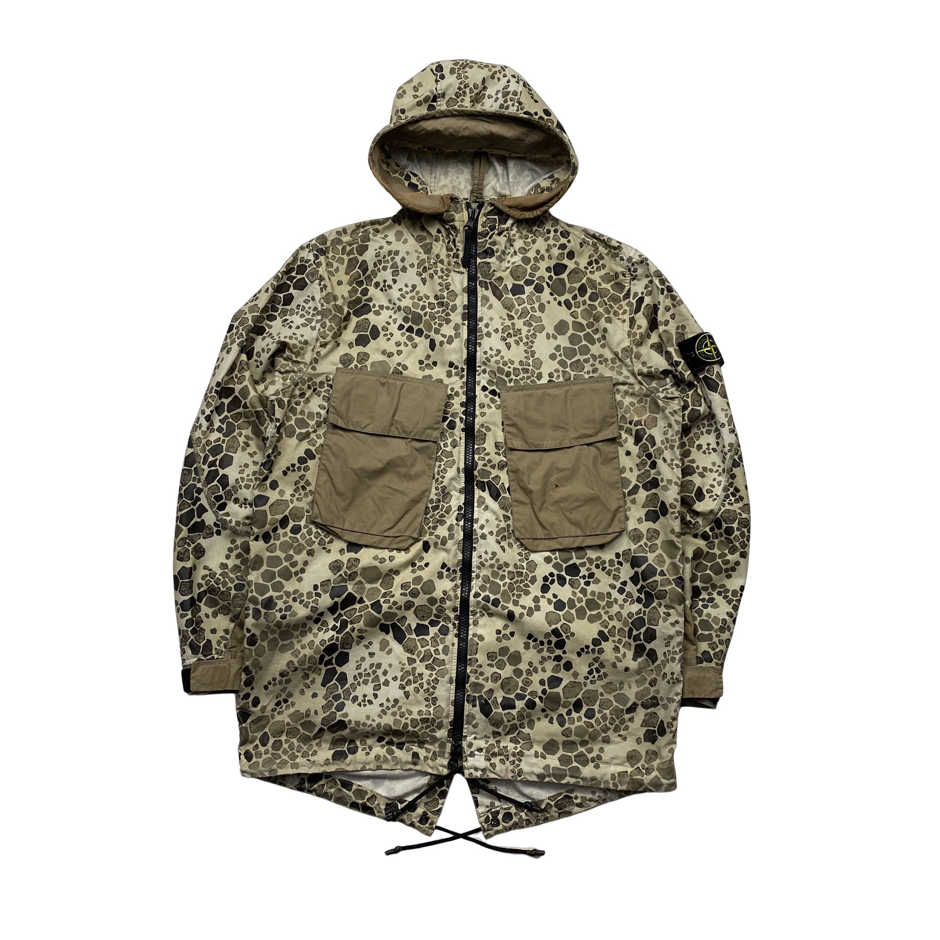 Stone island alligator camo parka clearance