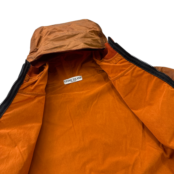 Stone Island 2008 Burnt Orange Nylon Metal Shimmer - Large