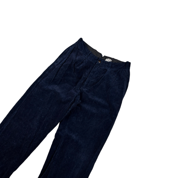 CP Company 80's Navy Jumbo Corduroy Trousers - 30"