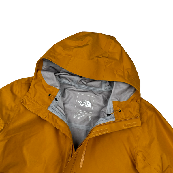 North Face Orange Futurelight Lightweight Rain Jacket - Medium