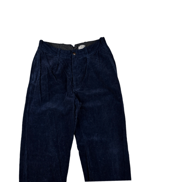 CP Company 80's Navy Jumbo Corduroy Trousers - 30"