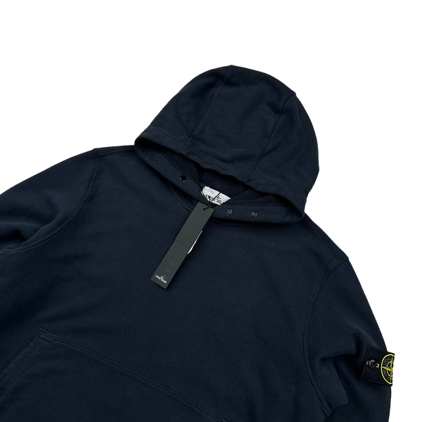 Stone Island 2023 Navy Hoodie Jumper - Large