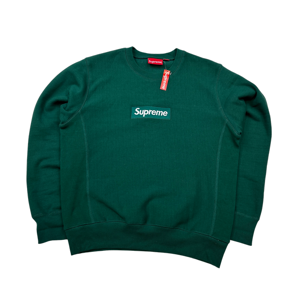 Supreme Sea Green Box Logo Crewneck Sweatshirt - Medium – Mat's Island