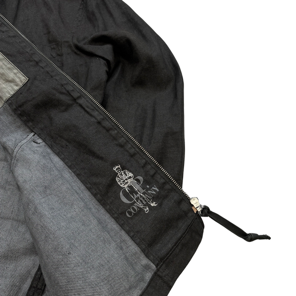 CP Company 2002 Lino Flax Cotton Blend Brown Harrington - Medium