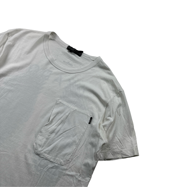 Stone Island 2010 White Shadow Project CXADO Graphic T-Shirt - Medium