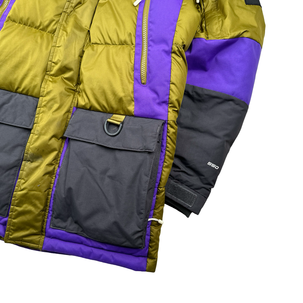 North Face Vostok 550 Down Filled Multi Colour Puffer Jacket - Small