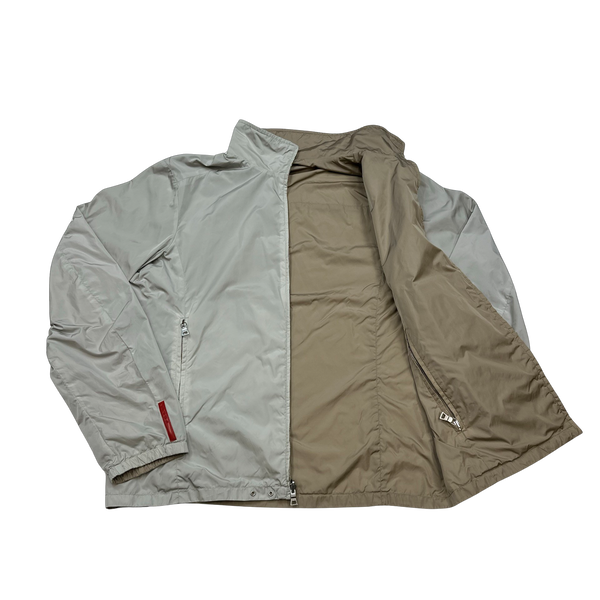 Prada Beige/Camel Reversible Jacket - Large