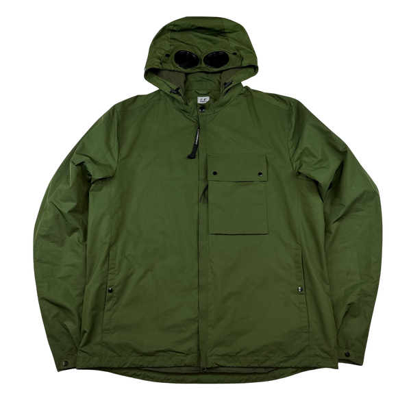 CP Company Green Micro M Goggle Jacket - XXL