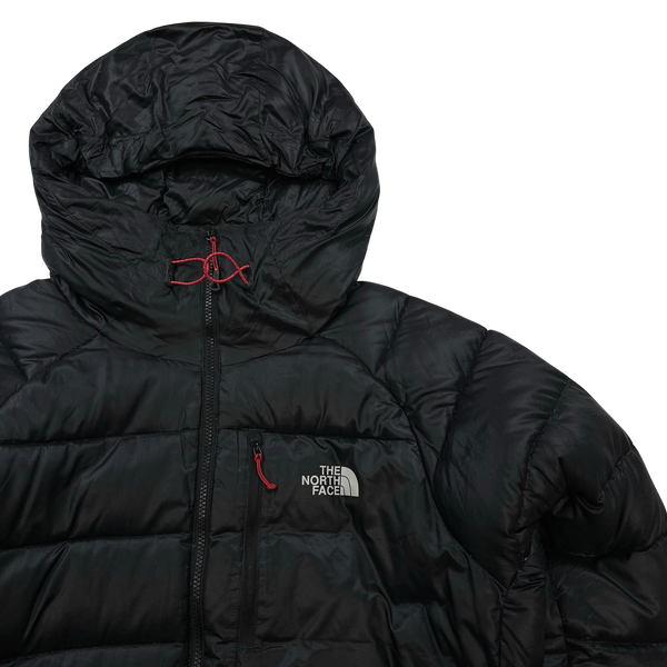 North Face Black 700 Fill Hooded Down Puffer Jacket - Large