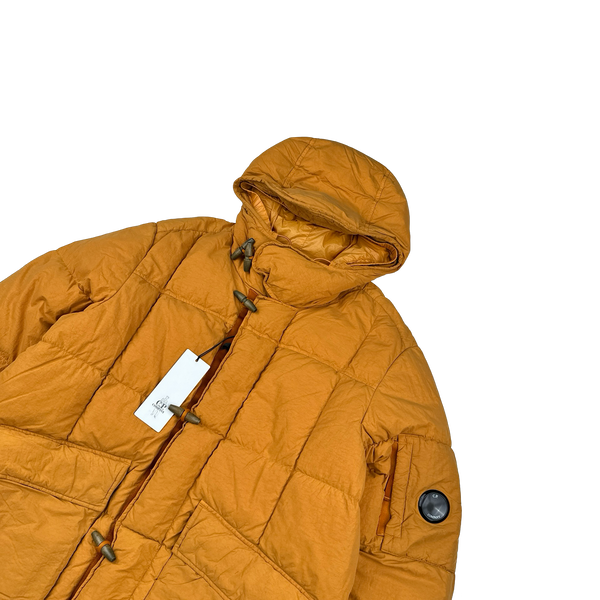 CP Company Desert Sun Flatt Nylon Down Filled Lens Viewer Puffer Jacket - Small, Medium, Large, XL, XXL