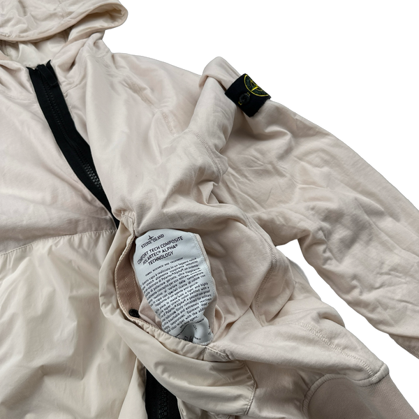 Stone Island 2022 Light Pink Comfort Tech Composite Reversible Polartec Jacket - XL