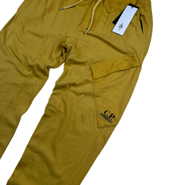 CP Company Yellow RE-Colour Spellout Joggers - XXL