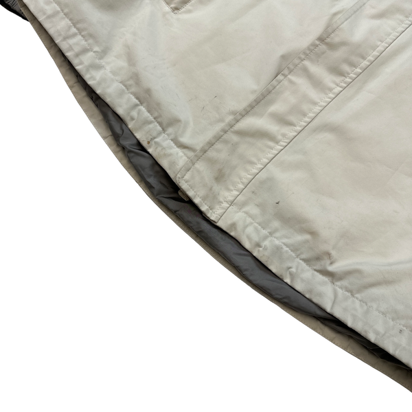 Prada Ivory Goretex Parka Jacket- Large