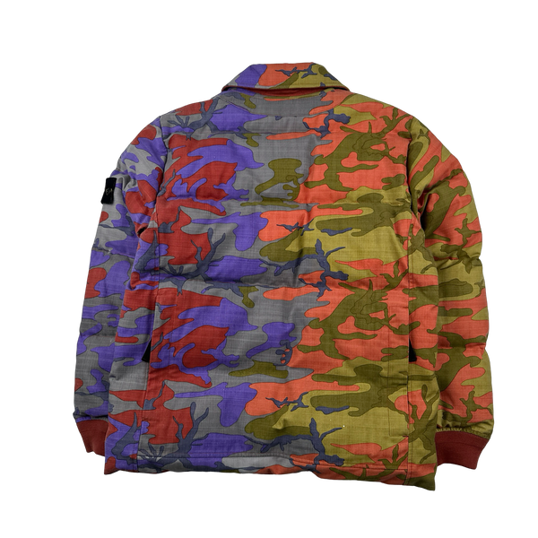 Stone Island 2022 Heritage Camo Down Filled Puffer Jacket - Small