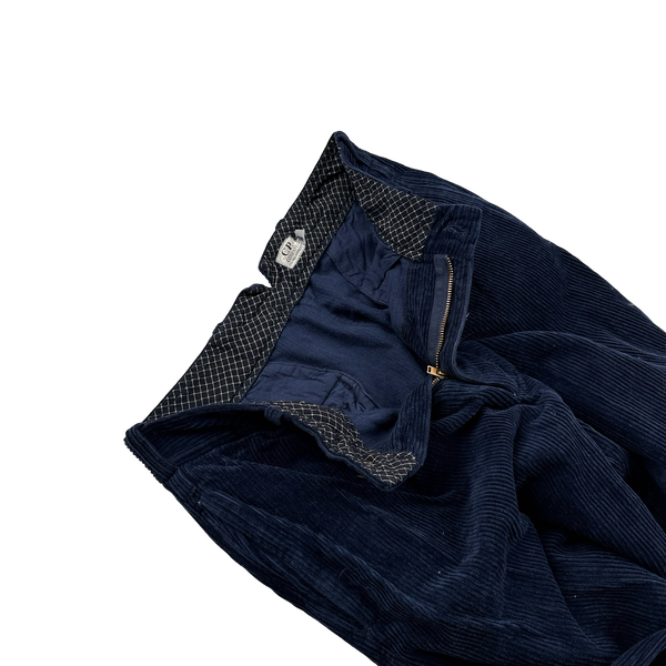 CP Company 80's Navy Jumbo Corduroy Trousers - 30"