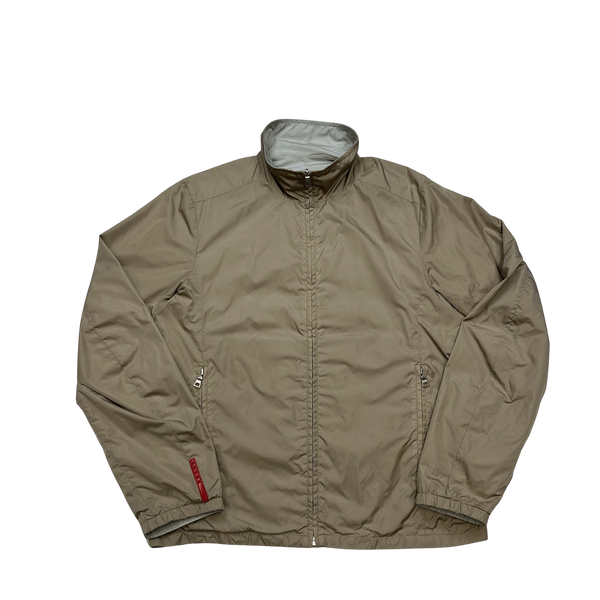 Prada Beige/Camel Reversible Jacket - Large