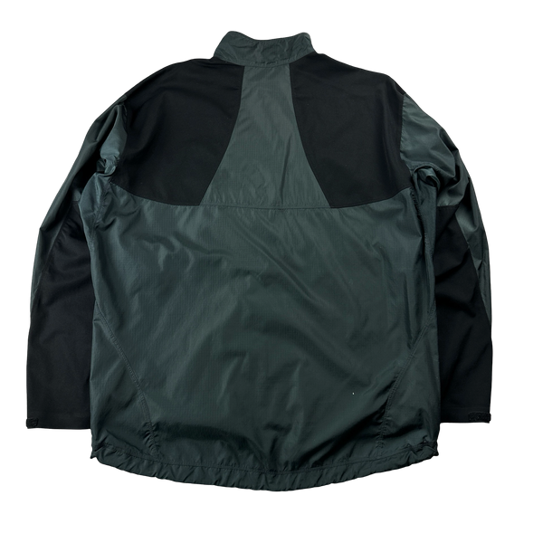 Arcteryx Grey/Black Nylon Zipped Windbreaker - Large