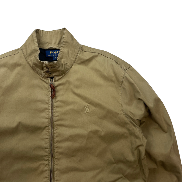 Tan hot sale polo jacket