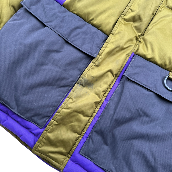 North Face Vostok 550 Down Filled Multi Colour Puffer Jacket - Small
