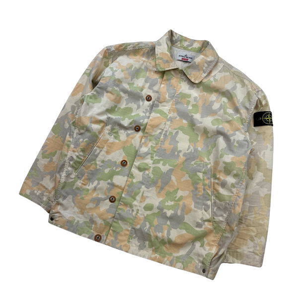 Supreme X Stone Island Reactive Ice Camo Ripstop Jacket - Medium