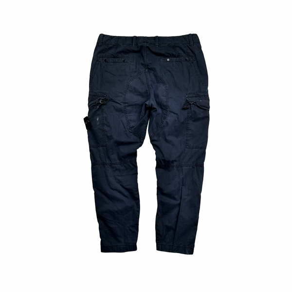 Stone Island 2015 Navy RE T Cargo Trousers - Medium