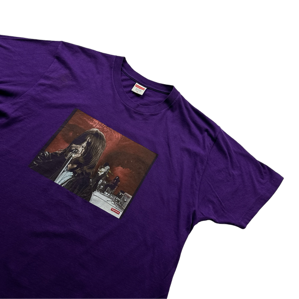 Supreme Purple Band T Shirt - XL