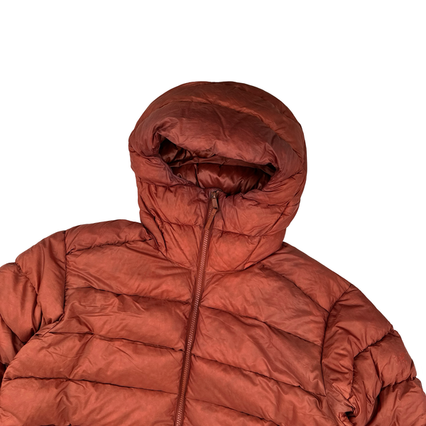 Arcteryx Orange Piedmont Down Parka Hooded Puffer Jacket - Medium
