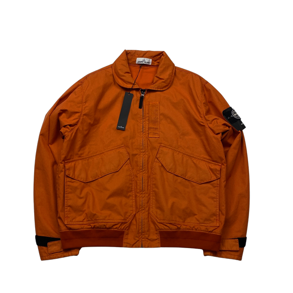 Stone Island 2019 Reflective Weave Bomber Jacket - XL