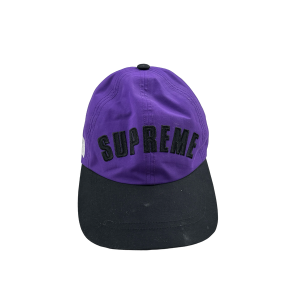 Supreme X North Face Spellout Purple Gore-tex Cap