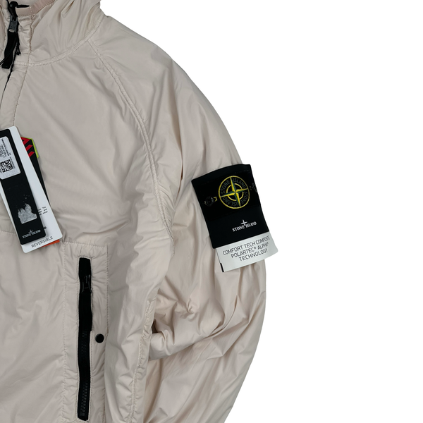 Stone Island 2022 Light Pink Comfort Tech Composite Reversible Polartec Jacket - Large