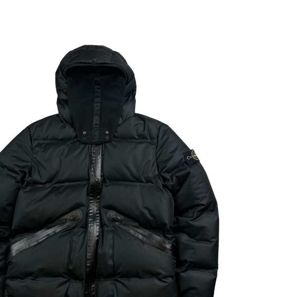 Stone Island 2010 Welded Down Balaclava Puffer Jacket - Large