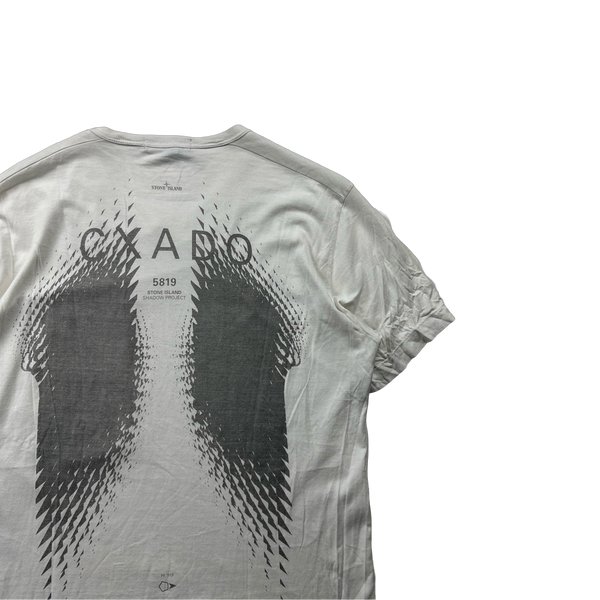 Stone Island 2010 White Shadow Project CXADO Graphic T-Shirt - Medium