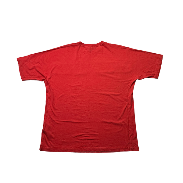 Stone Island 2022 Red Spellout T Shirt - XL