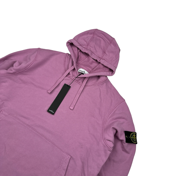 Stone Island 2020 2020 Pink Cotton Pullover Hoodie - XL