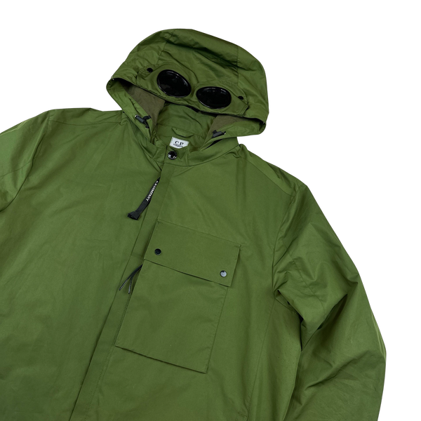 CP Company Green Micro M Goggle Jacket - XXL