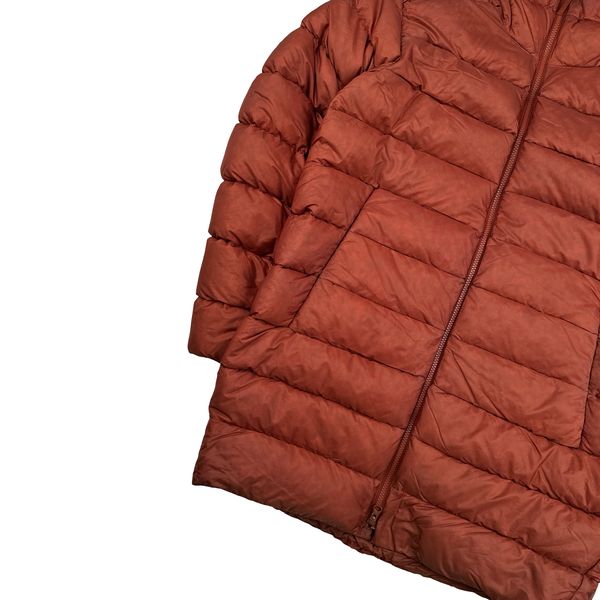 Arcteryx Orange Piedmont Down Parka Hooded Puffer Jacket - Medium