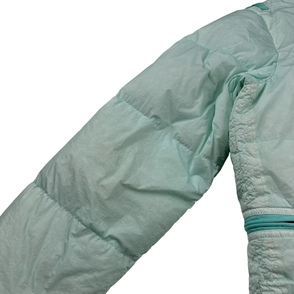 Stone Island 2022 Teal Crinkle R-NY Down Puffer Jacket - XL