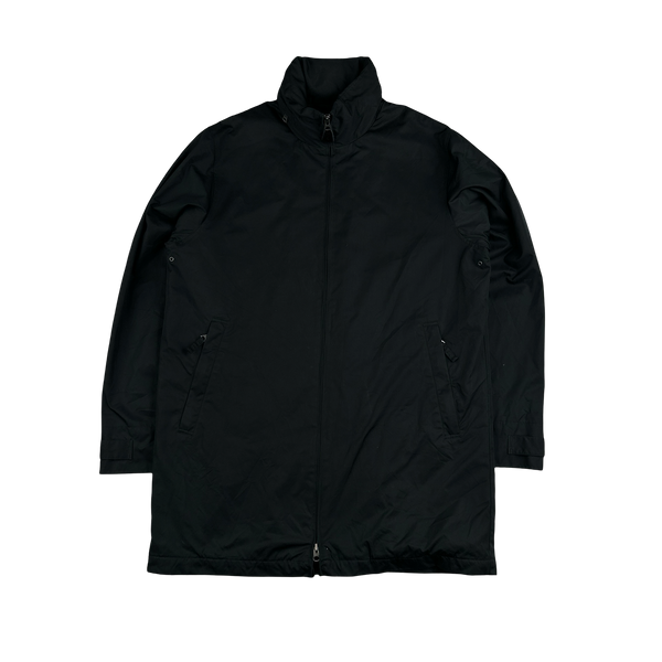 Ralph Lauren Black Heavy Wool Lined Jacket - Small