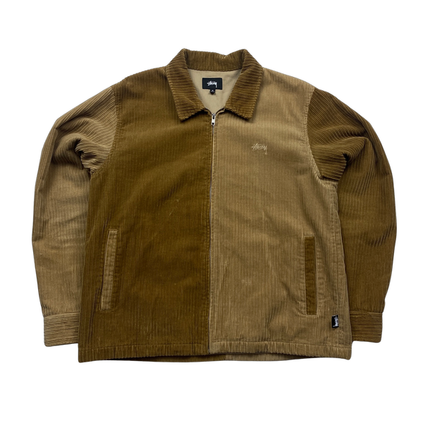 Hot Stussy embroidered corduroy jacket