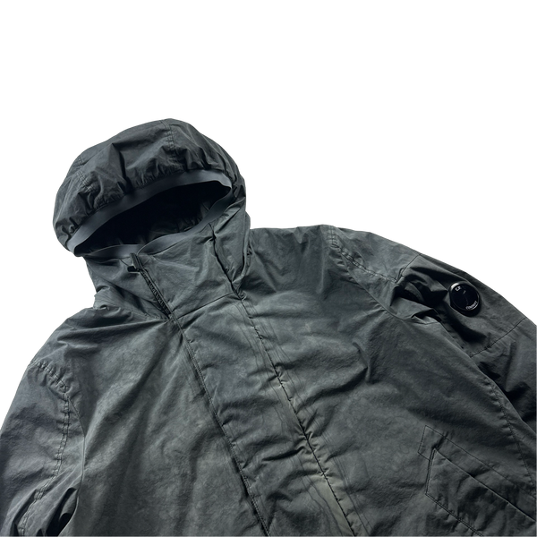 CP Company Grey Nycra Lens Viewer Hooded Jacket - XL