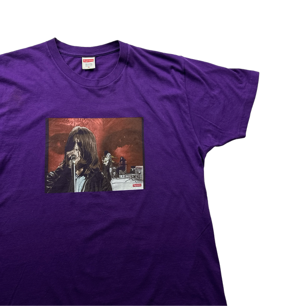 Supreme Purple Band T Shirt - XL