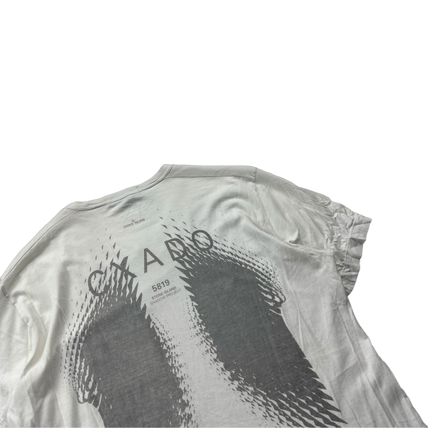 Stone Island 2010 White Shadow Project CXADO Graphic T-Shirt - Medium