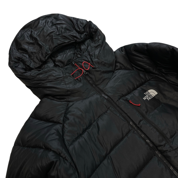 North Face Black 700 Fill Hooded Down Puffer Jacket - Large