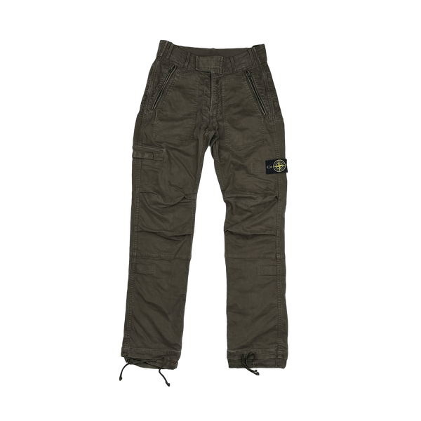 Stone Island 2007 Thick Cotton Cargo Trousers - 30"